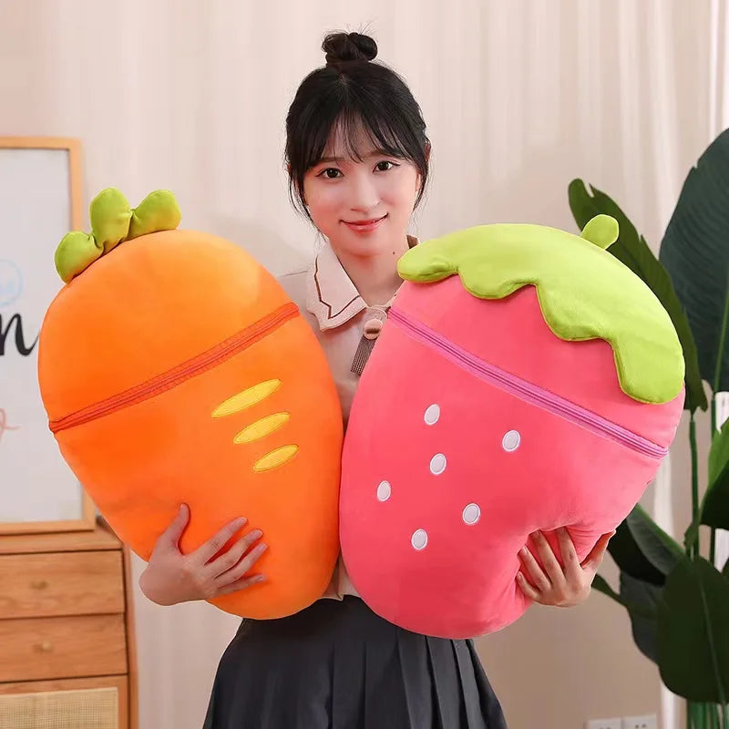 Bunny Taiyaki Plush Toys Cute Strawberry Pig Rabbits Animals - Tophatter Daily Deals