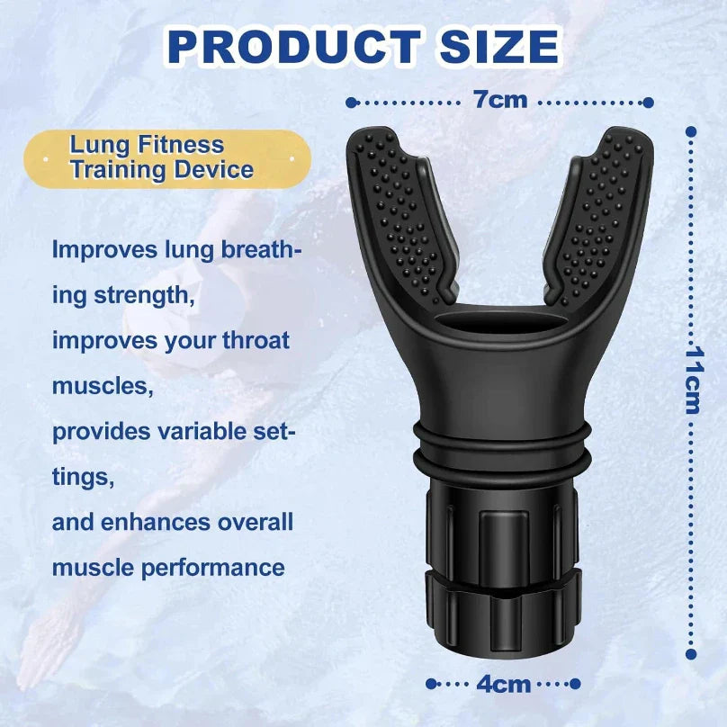 Breathing Trainer Lung Exerciser Adjustable Resistance - Tophatter Daily Deals