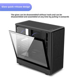 PC Case Glass Side ATX M ATX ITX Support 360mm Radiator - Tophatter Daily Deals
