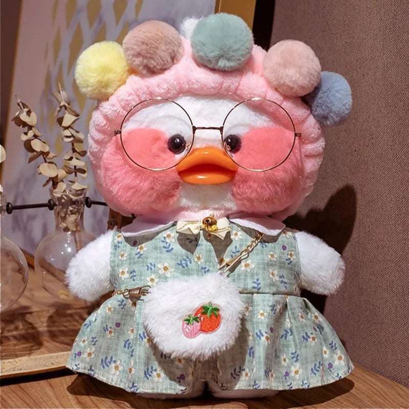 Korean Duck Plush Costume Glasses Dress Explorer Animals - Tophatter Daily Deals
