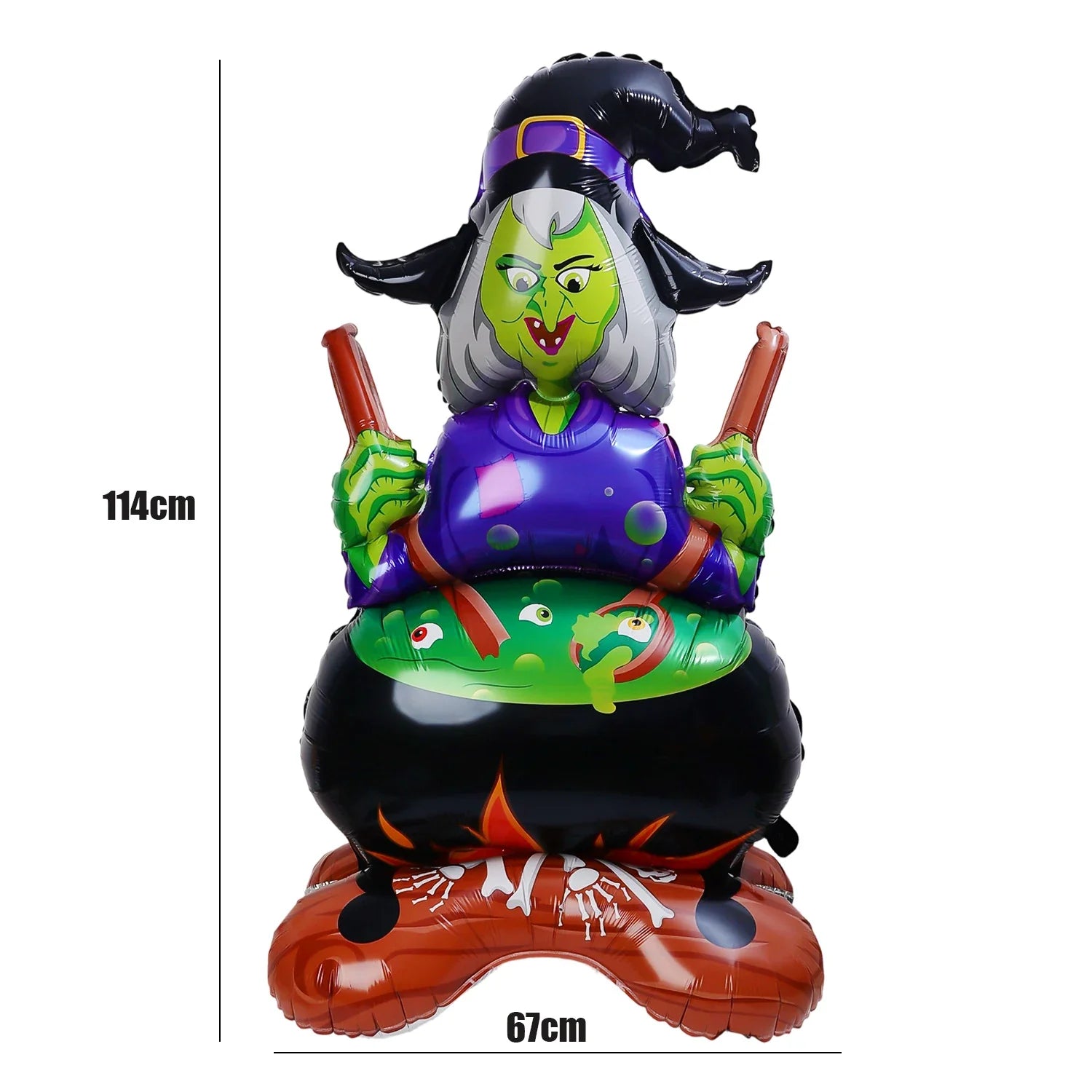 Halloween Balloons Giant Foil Standee Party Decor 2025 29 As the picture shows - Tophatter Daily Deals