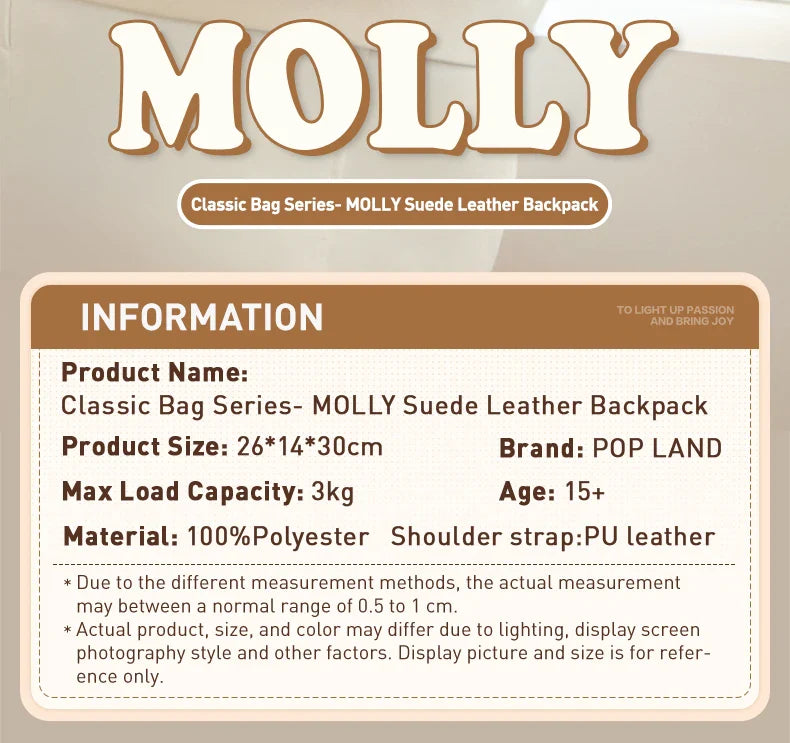 Genuine Pop Mart Classic Bag Series - Molly Backpack Anime - Tophatter Daily Deals