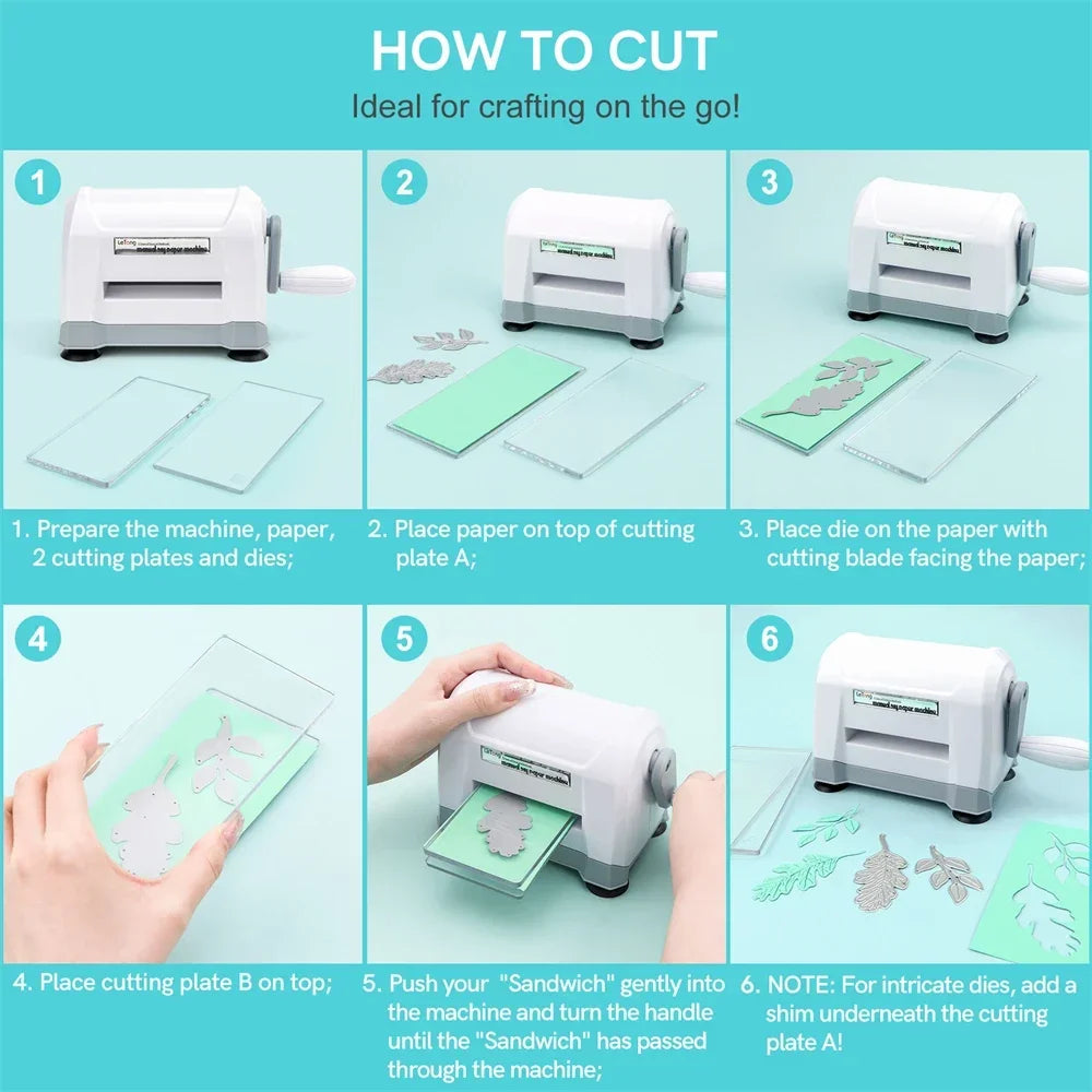 Mini Die Cutting Machine Portable Paper Embossing Tool - Tophatter Daily Deals
