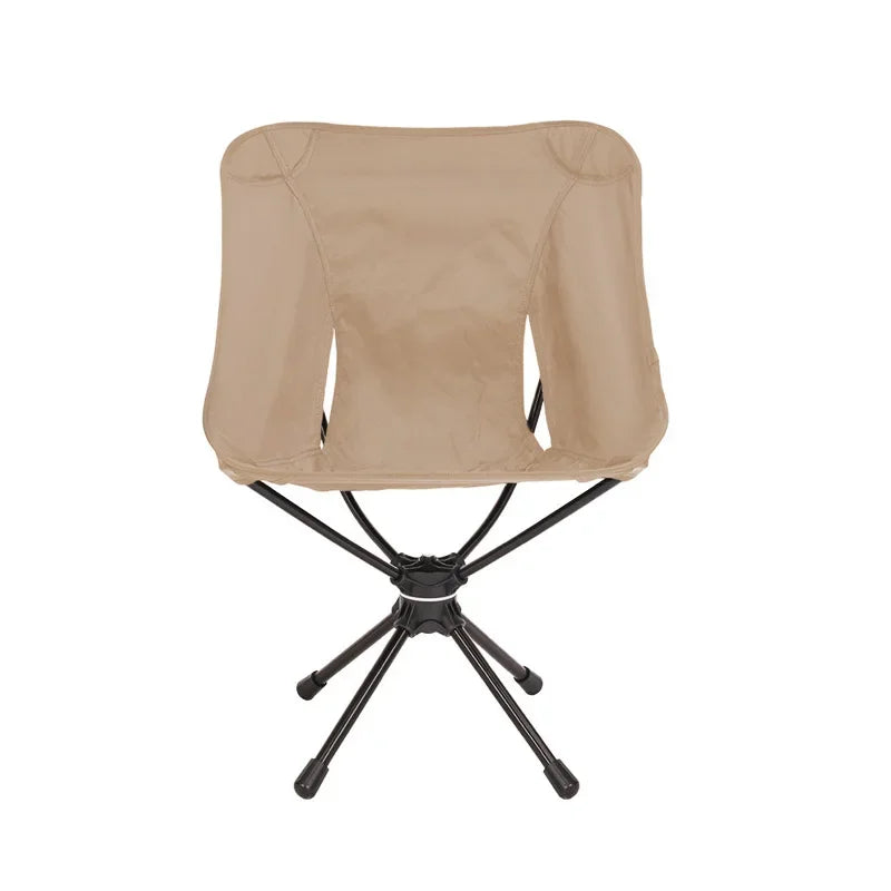 Swivel Detachable Camping Chair Folding Khaki Camp Furniture - Tophatter Daily Deals