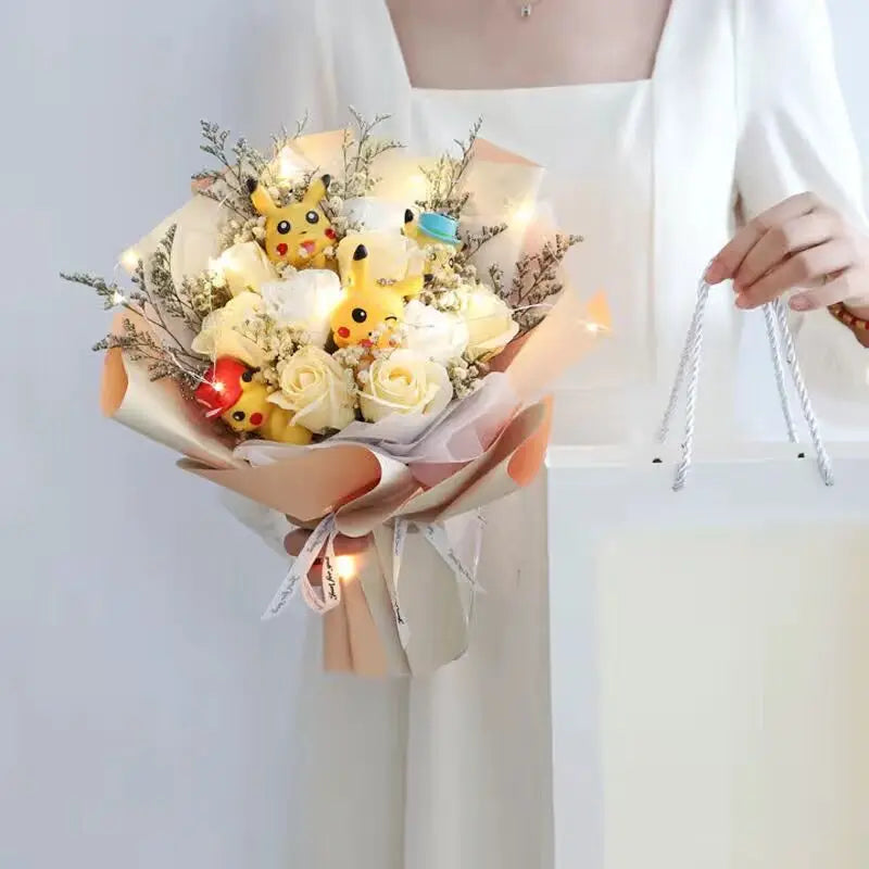 Sanrio Hello Kitty Kawaii Plush Bouquet Flowers - Tophatter Daily Deals