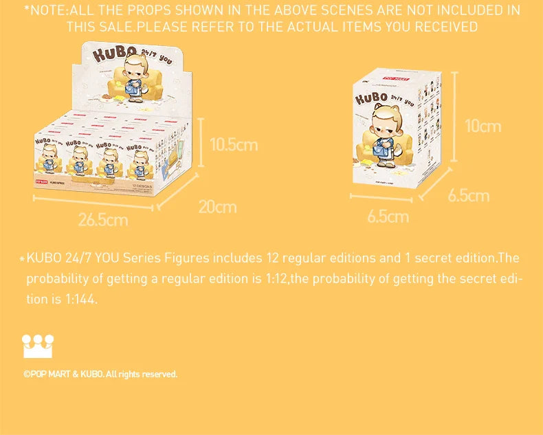 Genuine Pop Mart Kubo 24/7 YOU Series Figures Blind Box Anime - Tophatter Daily Deals