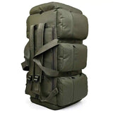 100L Tactical Backpack Waterproof Camping Duffel Green Duffel Bags - Tophatter Daily Deals