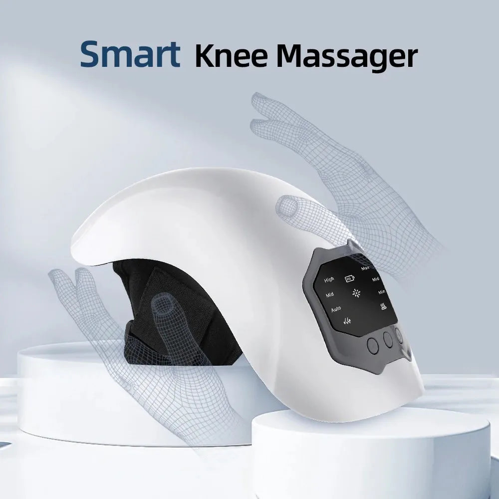 Cordless Knee Massager Infrared and Vibration Knee Pain Relief for Swelling Stiff Joints Stretched Ligament and Muscles Injuries - Tophatter Daily Deals