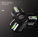Glow Fidget Spinner Alloy EDC Long Spin Stress Relief - Tophatter Daily Deals