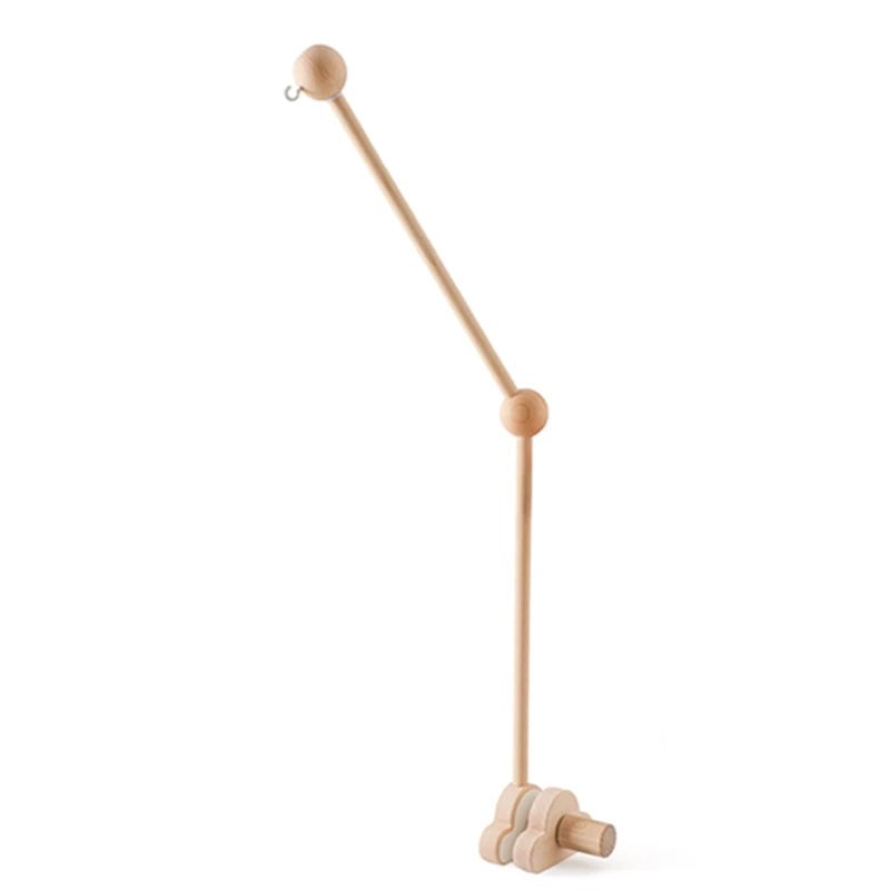 Wooden Crib Mobile Bracket Newborn Sensory Toys Soothing R - Tophatter Daily Deals