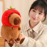Kawaii Snack Attack: Hamburger Capybara Dog Pig Capibaras Pizza Bubble Tea Cushion Plush Animals - Tophatter Daily Deals