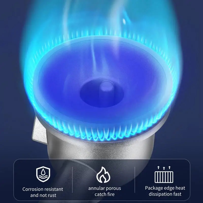 Camping Stove with Electronic Ignition Grey Camp Cooking - Tophatter Daily Deals