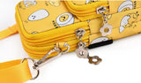 Sanrio New Gudetama Mobile Messenger Bag Lazy Egg Mini Small Bag Coin Purse Food - Tophatter Daily Deals