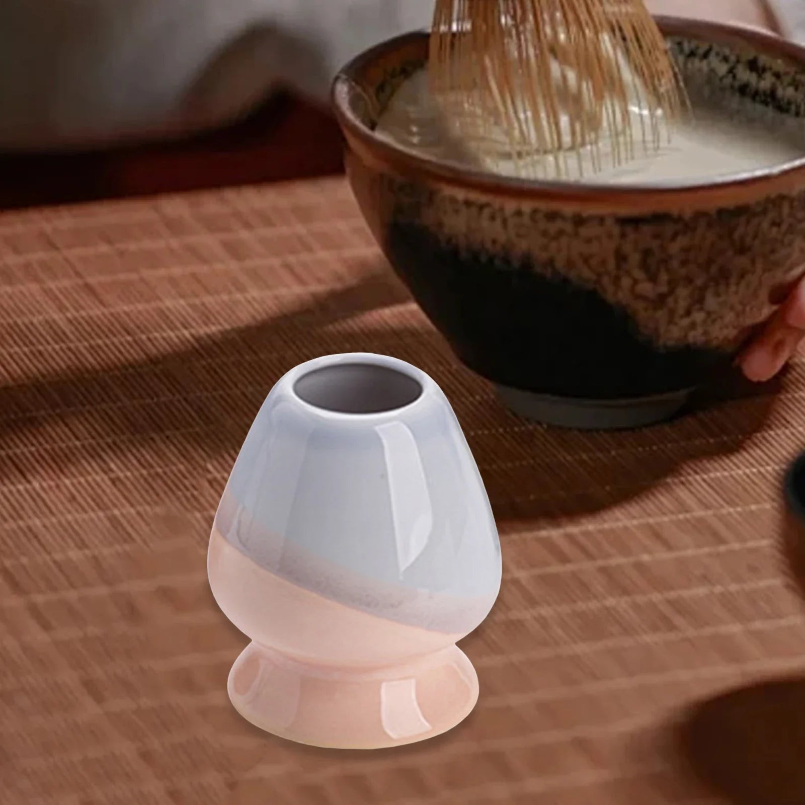 Matcha Whisk Holder Ceramic Chasen Stand Home Teaware - Tophatter Daily Deals