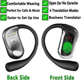 AI Translating Earbuds Wireless Translator Headphones 60H - Tophatter Daily Deals