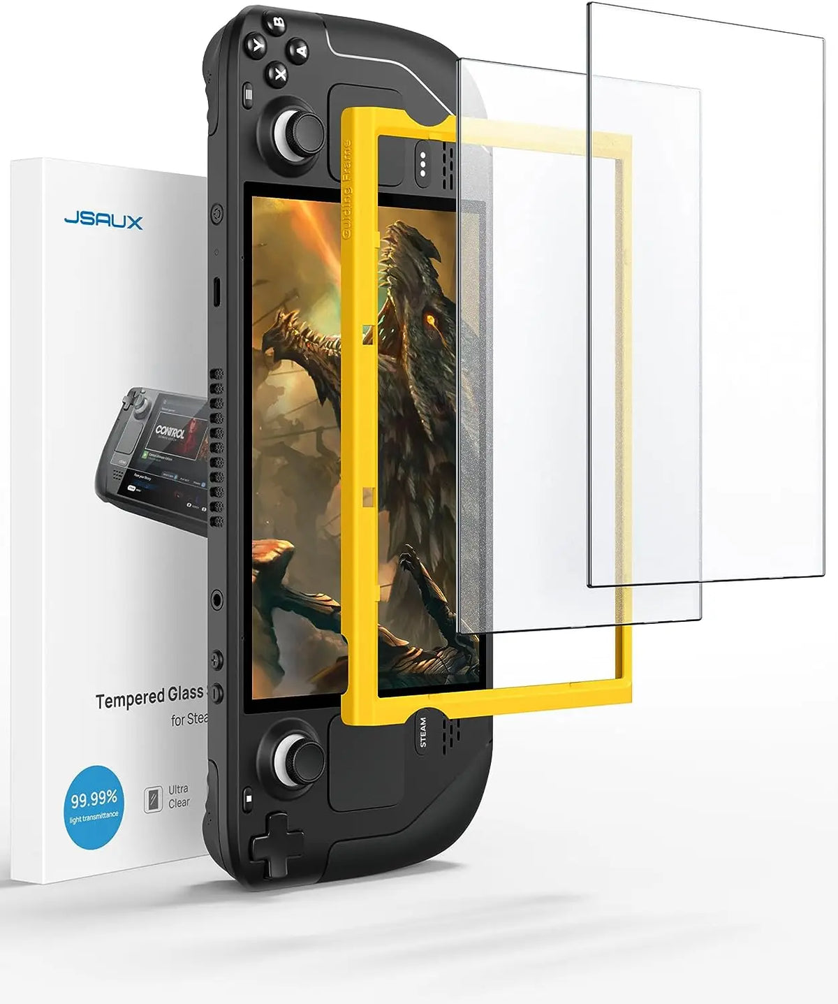 Steam Deck OLED Matte Screen Protector 2Pack Anti Glare Kit Anti-Glare 2Pcs - Tophatter Daily Deals