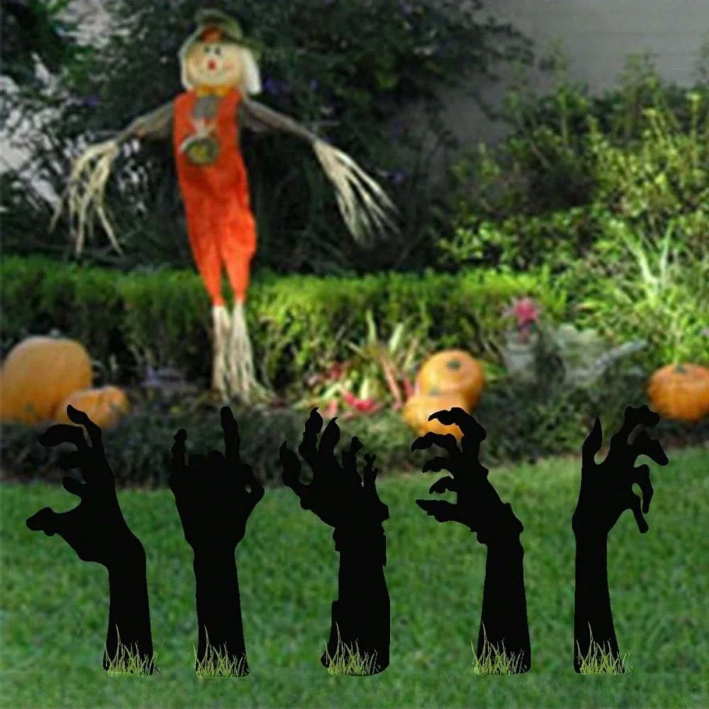 Halloween Skeleton Hands Ground Stakes Decor Fall 2025 - Tophatter Daily Deals