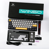 Mechanical 60 Percent Hot Swap Keyboard Aluminum RGB Hall - Tophatter Daily Deals