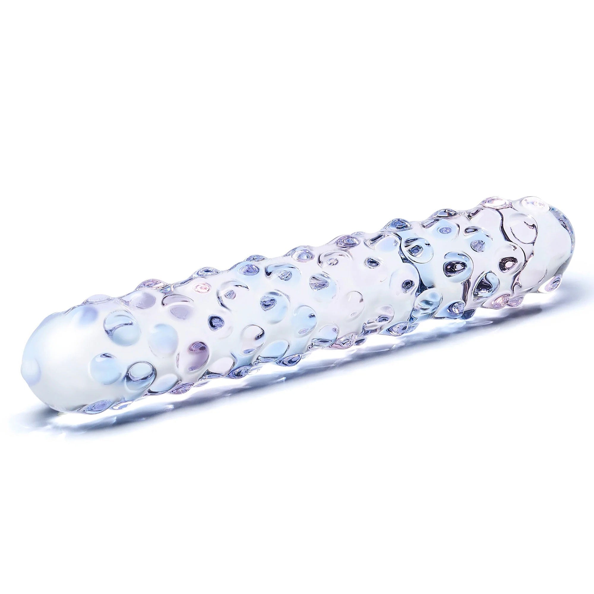 Purple Rose Nubby Glass Dildo 7 Inch Spiraled Pleasure Toy > Glass > Dildos - Tophatter Daily Deals