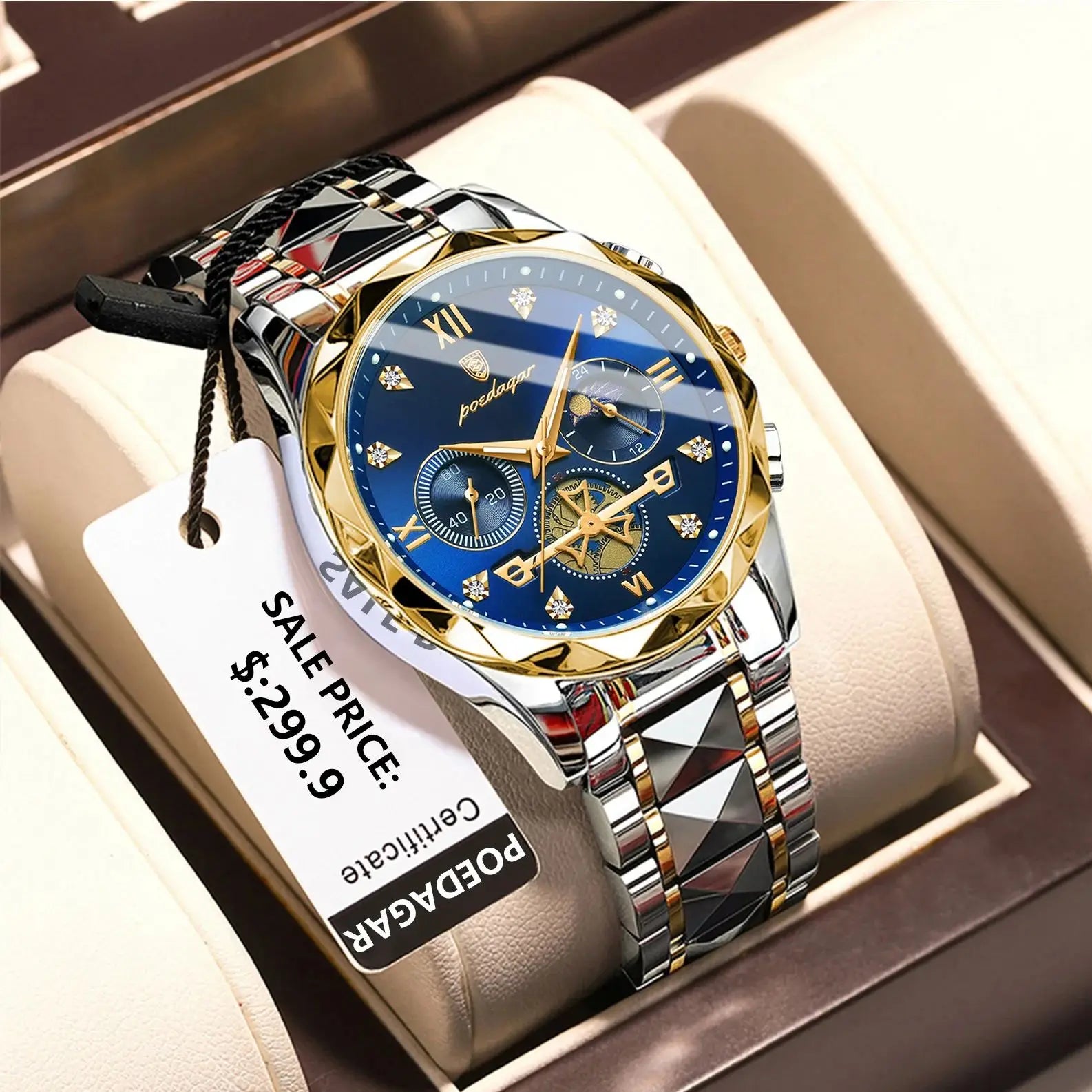 Viktor Po Edagar™ Luxury Men's Wristwatch Watches - Tophatter Daily Deals