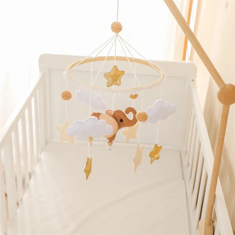 Hot Air Balloon Crib Mobile Newborn Sensory Toys Soothing - Tophatter Daily Deals