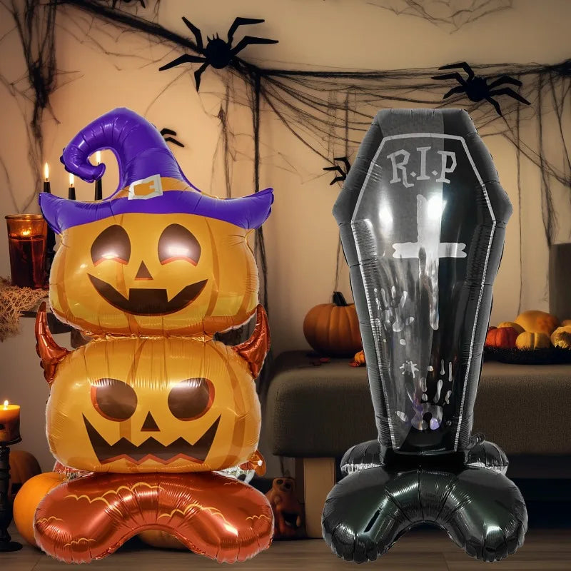 Halloween Balloons Giant Foil Standee Party Decor 2025 - Tophatter Daily Deals