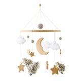 Wooden Crib Mobile Bracket Newborn Sensory Toys Soothing B - Tophatter Daily Deals