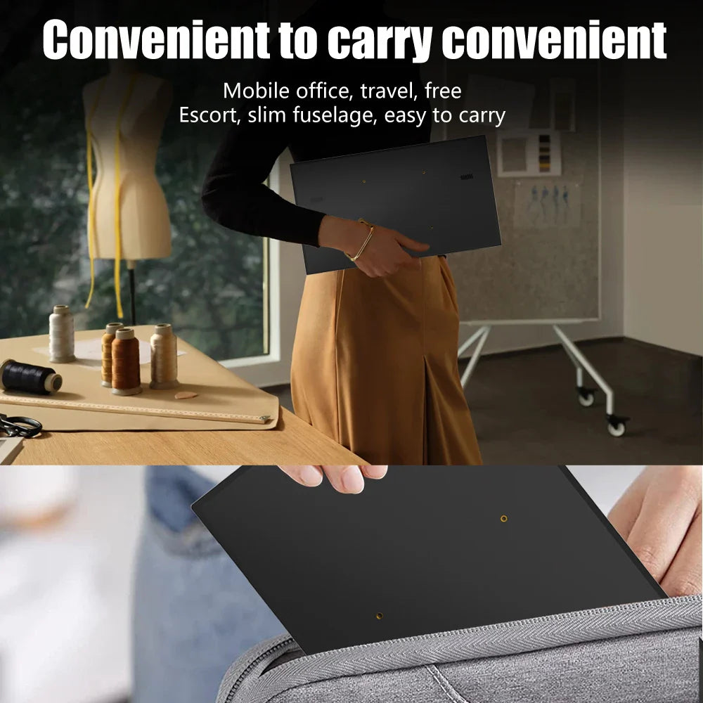 Portable Monitor 14 Inch 60Hz Travel Display With Speakers - Tophatter Daily Deals