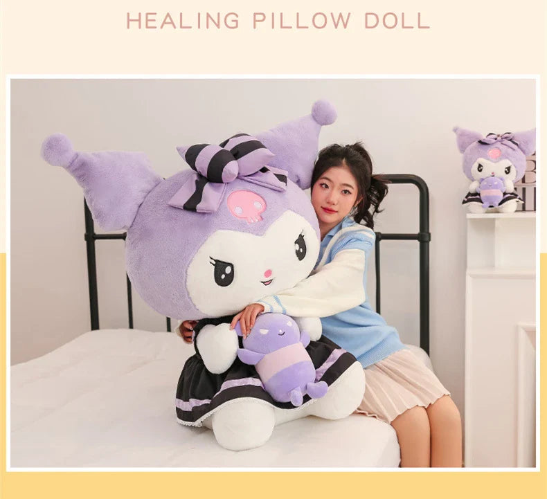 Kawaii Sanrio Purple Kuromi Cute Little Devil Plush Toy Anime - Tophatter Daily Deals