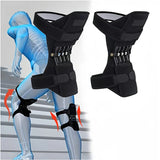 Spring-Loaded Knee Booster Support Pad Black Fitness - Tophatter Daily Deals