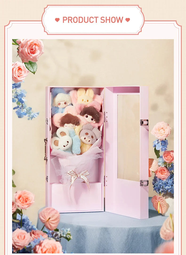 Genuine Pop Mart Dimoo - More Than a Gift Plush Bouquet Box Flowers - Tophatter Daily Deals
