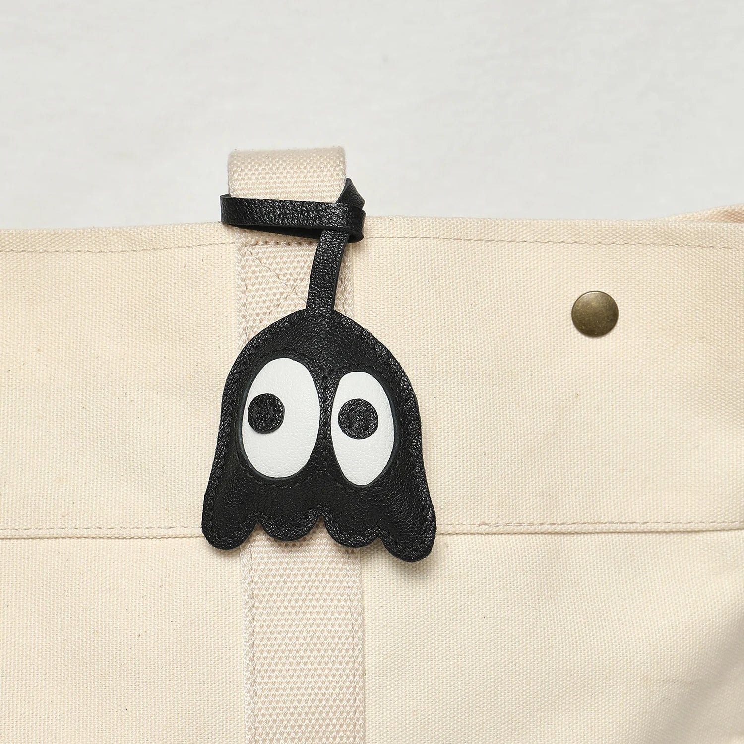 Leather Bag Charm No Face Keychain Black Cozy Cute Gift A - Tophatter Daily Deals