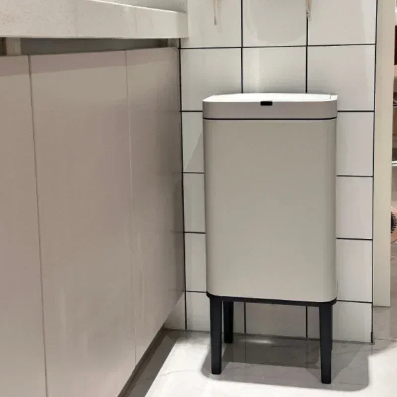 Smart Sensor Trash Can 20L Stainless Steel Waste Bin - Tophatter Daily Deals