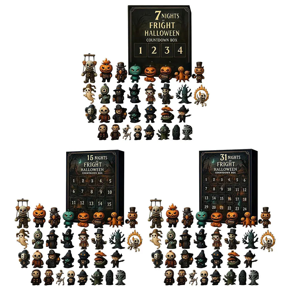 Halloween Advent Calendar 31 Days Collectible Figurines 2025 - Tophatter Daily Deals