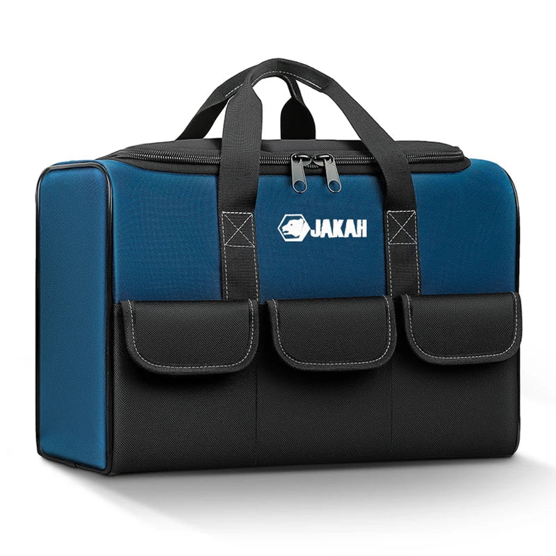 Heavy-Duty Canvas Tool Storage Bag Blue Duffel Bags - Tophatter Daily Deals