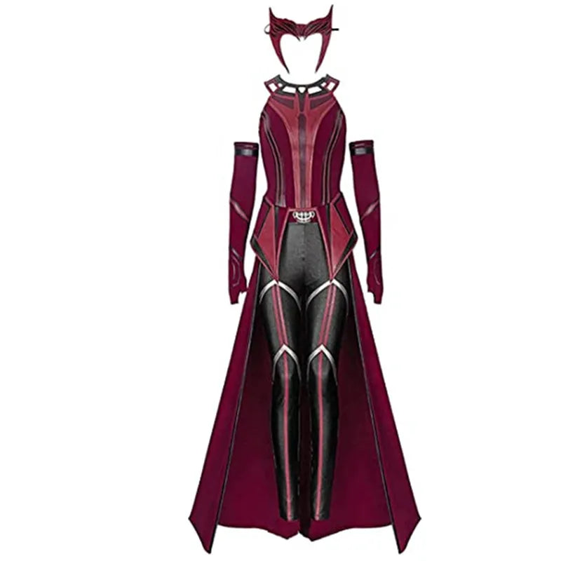 Scarlet Witch Cosplay Full Set Costume Cloak Pants - Tophatter Daily Deals
