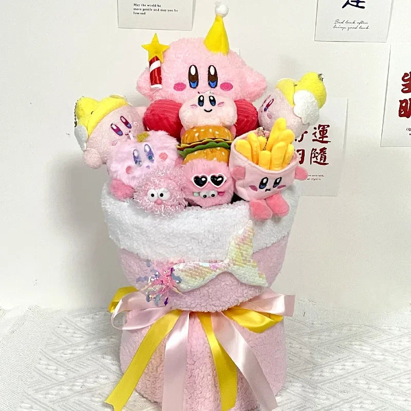 Pink Star Kirby Plush Bouquet Anime - Tophatter Daily Deals