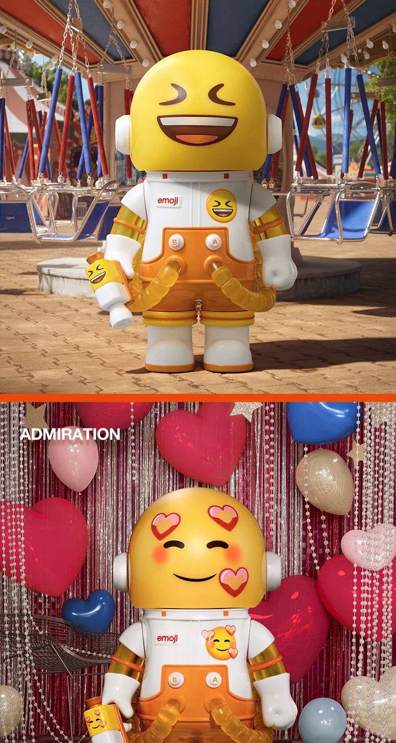 Genuine Pop Mart Mega Space Molly 100% × Emoji Series Blind Box Action Figure Animals - Tophatter Daily Deals