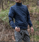 Lightweight Men’s Jacket - Tactical Zip, Polyester, Summer - Tophatter Daily Deals