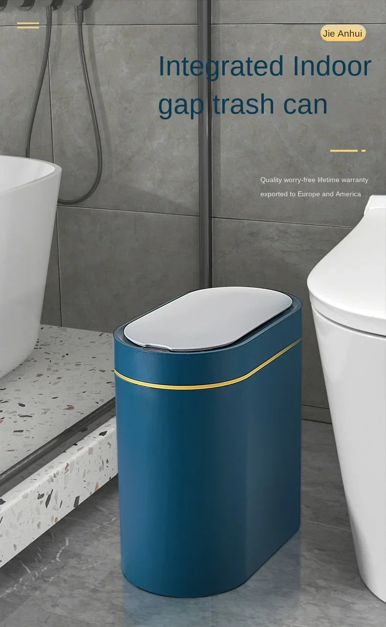 Sensor Trash Can Touchless 8L Kitchen Bathroom Bin Compact - Tophatter Daily Deals