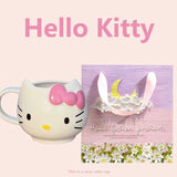 Hello Kitty Water Cup Cute Mug Heat-Resistant Ceramic Cup Juice Water Coffee Mug Kitchen Drinkware Anime - Tophatter Daily Deals