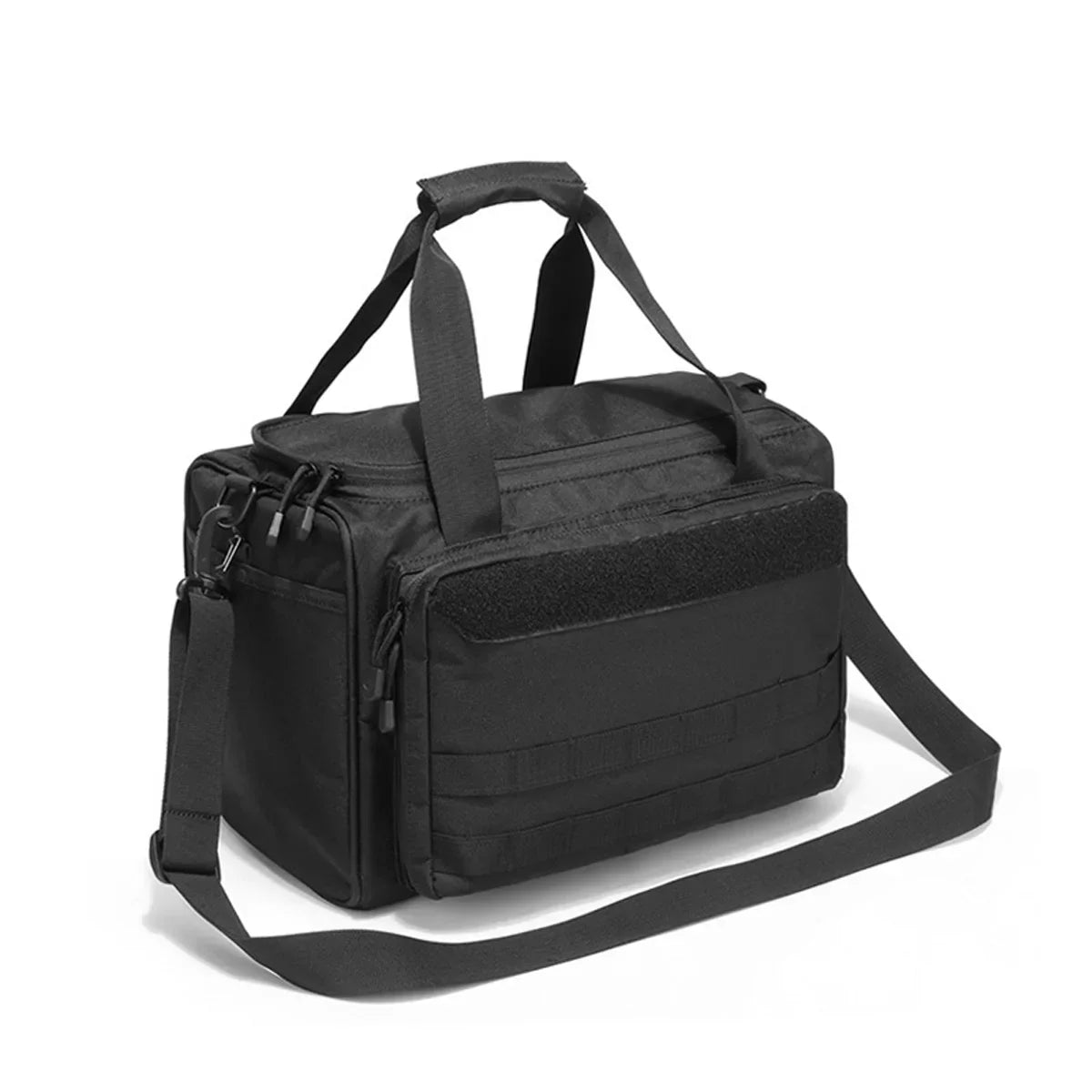 Tactical MOLLE Range Bag Camping Black Duffel Bags - Tophatter Daily Deals