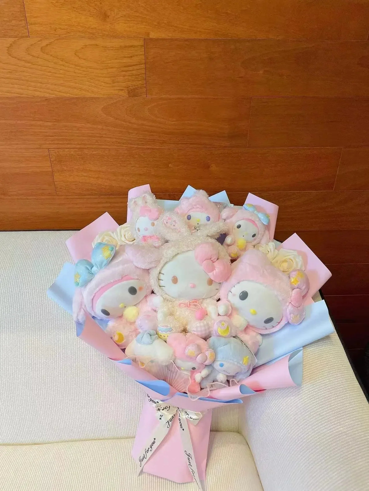 Sanrio Led Lights My Melody Plush Toy Bouquet Flowers - Tophatter Daily Deals