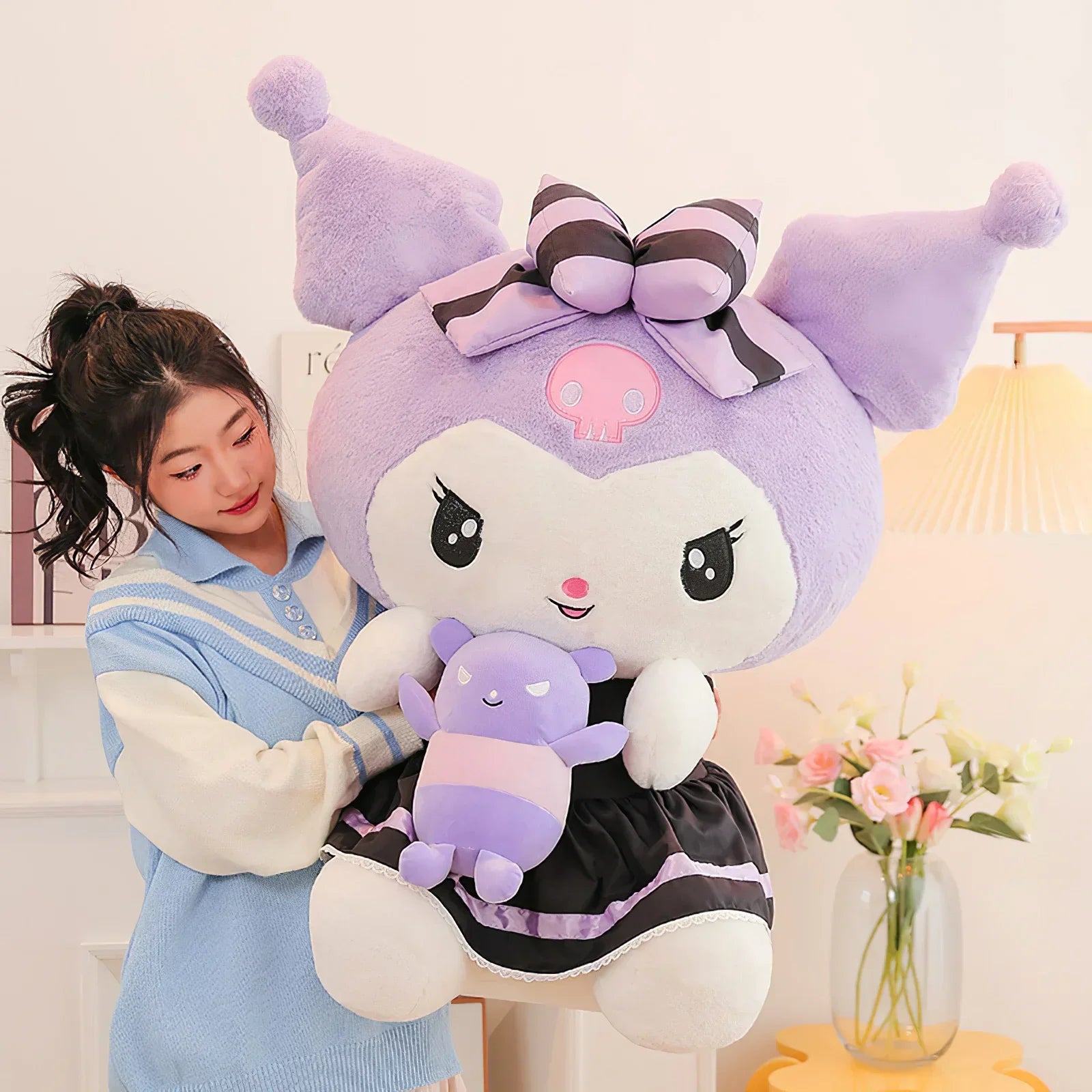 Kawaii Sanrio Purple Kuromi Cute Little Devil Plush Toy Anime - Tophatter Daily Deals