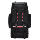 Tactical Backpack with Reflective Strips Black Backpacks - Tophatter Daily Deals