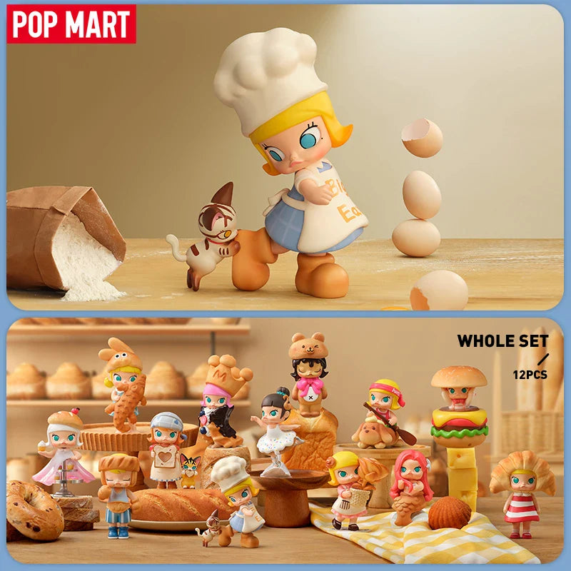 Genuine Pop Mart Molly Carb-Lover Series Figures Blind Box Food - Tophatter Daily Deals