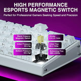 Mechanical 60 Percent Magnetic Switch Gaming Keyboard 8KHz - Tophatter Daily Deals