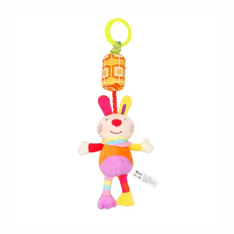 Baby Rattle Hanging Plush Toy Newborn Sensory Toys Gift Rabbit - Tophatter Daily Deals