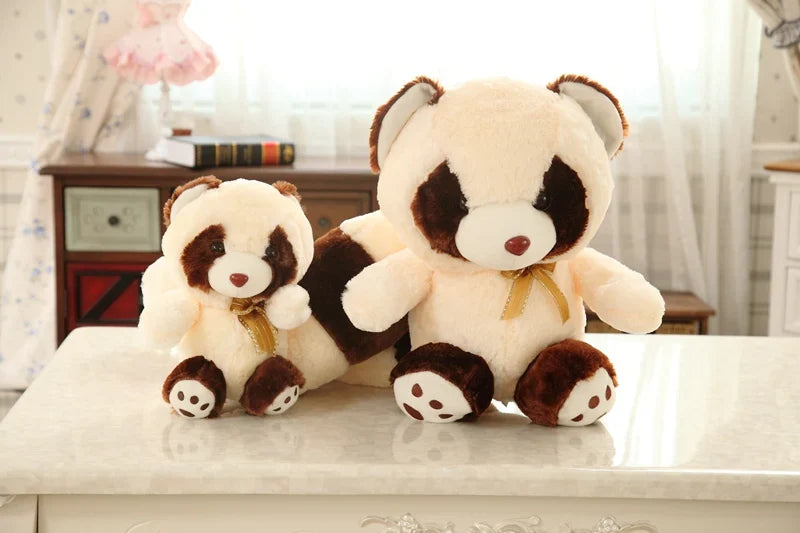 Raccoon Plush Toy Long Tail Bear Huge Animals - Tophatter Daily Deals