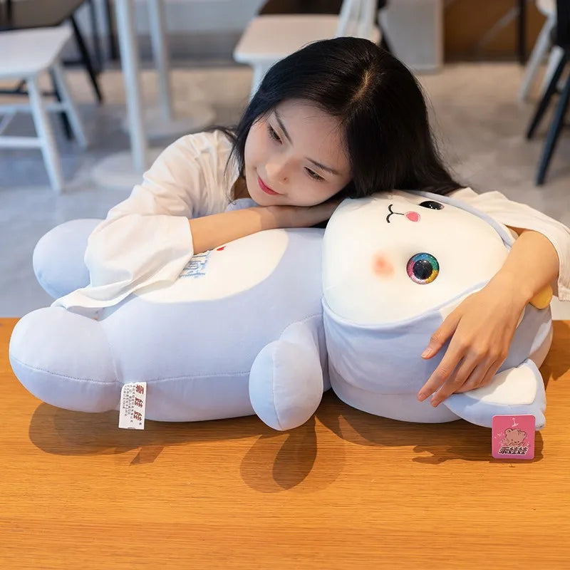 ChooChoo Cat Stuffed Animals Plush Toys Kawaii Soft Plushie Wearing Kigurumi Animals - Tophatter Daily Deals